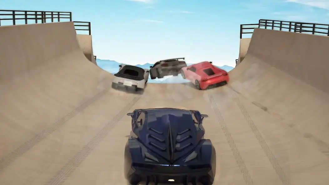 Play Mega Ramp Car Stunt 3D as an online game Mega Ramp Car Stunt 3D with UptoPlay