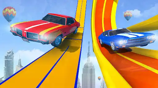 Play Mega Ramp: Car Stunt Games as an online game Mega Ramp: Car Stunt Games with UptoPlay