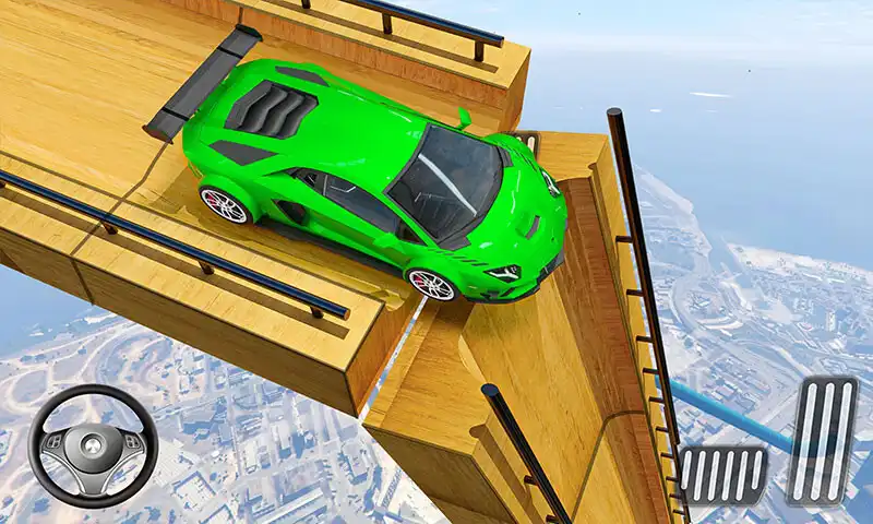 Play Mega Ramp Car Stunt Race Game as an online game Mega Ramp Car Stunt Race Game with UptoPlay