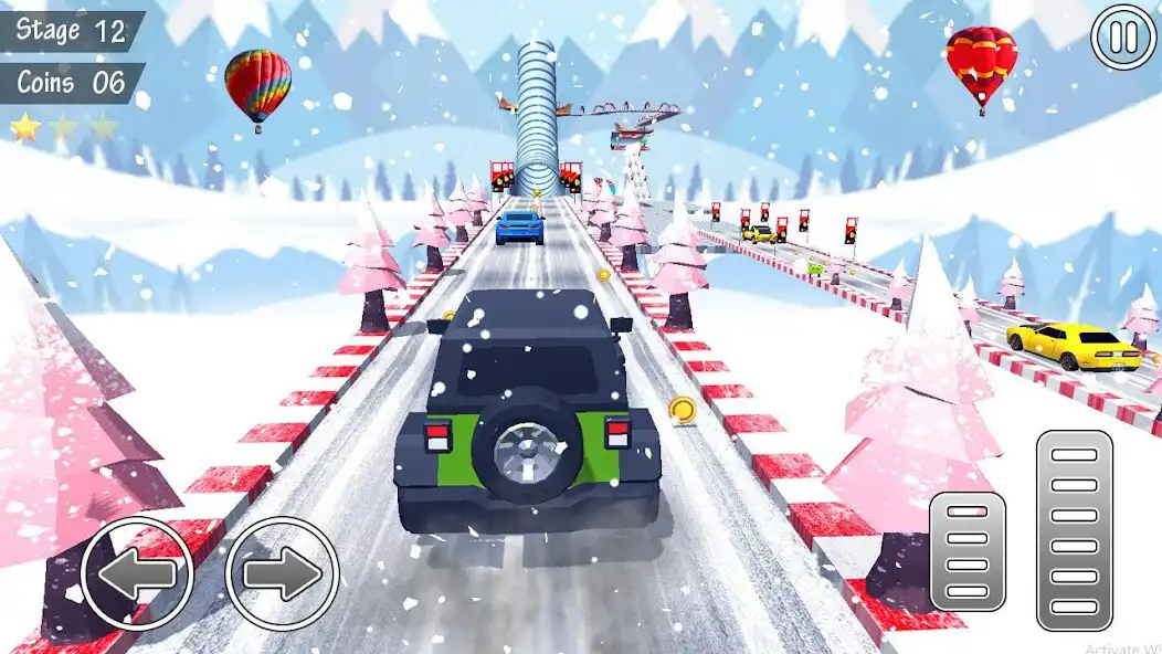 Play Mega Ramp Car Stunts 3D 2021 as an online game Mega Ramp Car Stunts 3D 2021 with UptoPlay