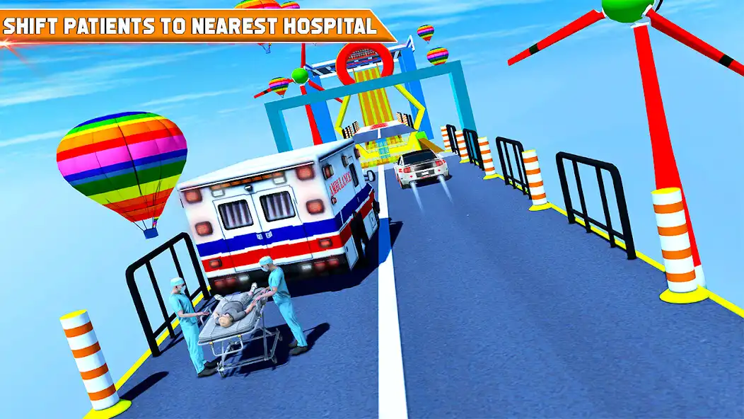 Play Mega Ramp Car Stunts - Ambulance Car Stunts Game  and enjoy Mega Ramp Car Stunts - Ambulance Car Stunts Game with UptoPlay