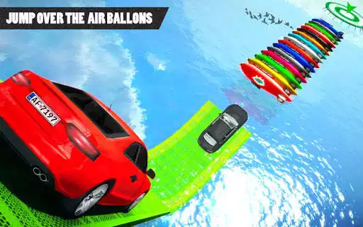 Play Mega Ramp Car Stunts Challenge as an online game Mega Ramp Car Stunts Challenge with UptoPlay