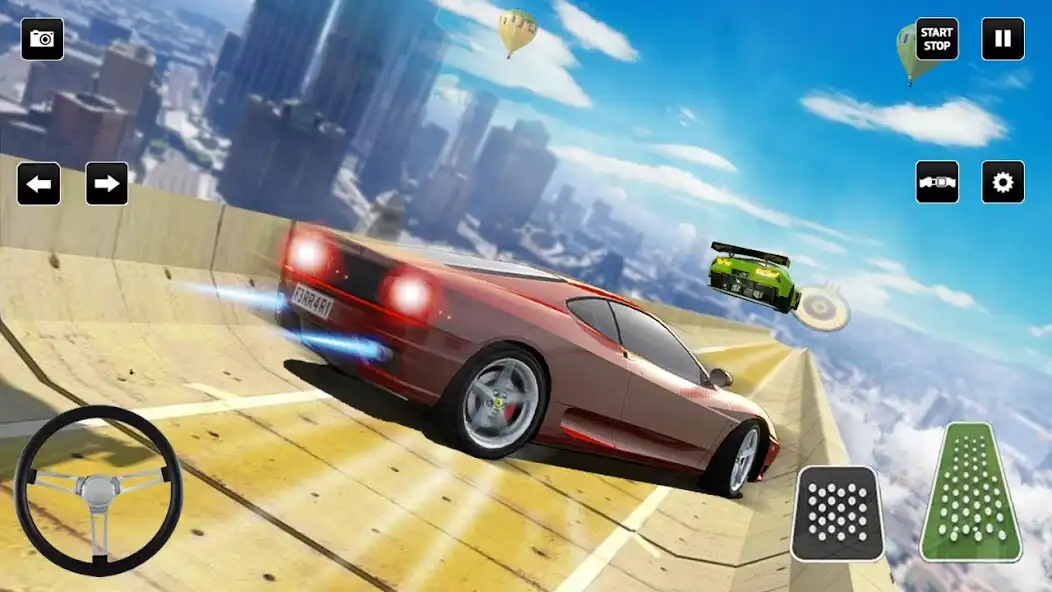 Play Mega Ramp Car Stunts Race Game  and enjoy Mega Ramp Car Stunts Race Game with UptoPlay