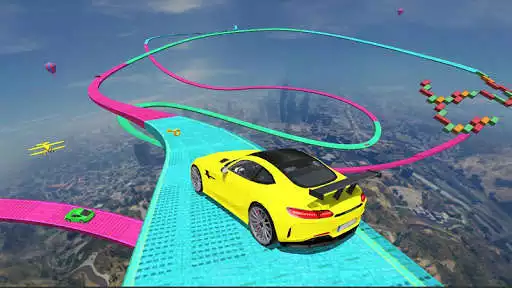 Play Mega Ramp Car Stunts as an online game Mega Ramp Car Stunts with UptoPlay