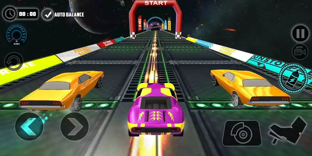 Play Mega Ramp Driving: Car Racing as an online game Mega Ramp Driving: Car Racing with UptoPlay