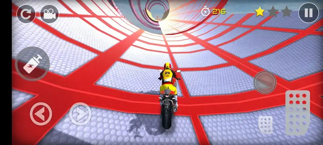 Play Mega Ramp Real Bike Driving as an online game Mega Ramp Real Bike Driving with UptoPlay
