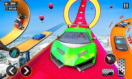 Play Mega Ramps Car Stunts Driver as an online game Mega Ramps Car Stunts Driver with UptoPlay