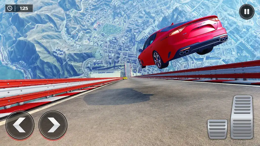 Play Mega Ramps: Extreme Car Stunt as an online game Mega Ramps: Extreme Car Stunt with UptoPlay