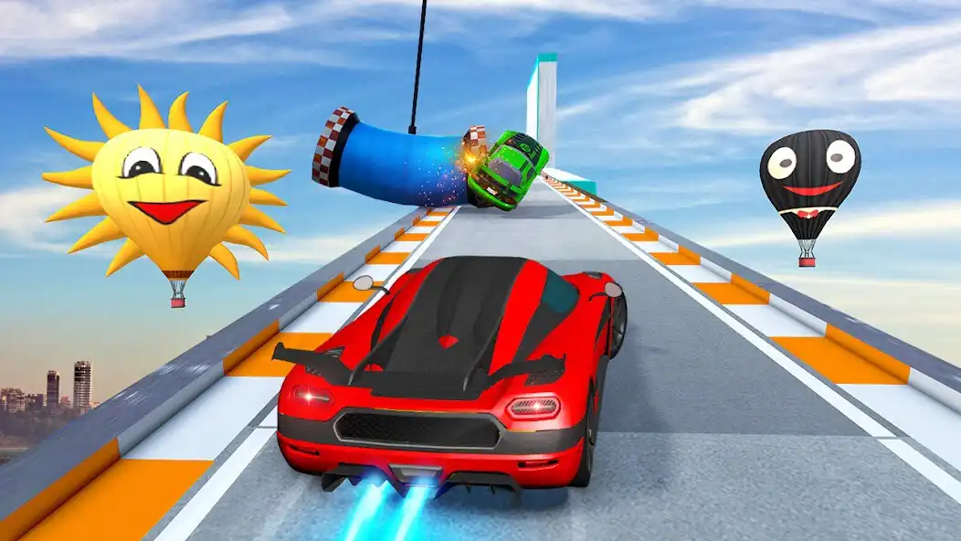 Play Mega Ramp Stunt Race Game  and enjoy Mega Ramp Stunt Race Game with UptoPlay