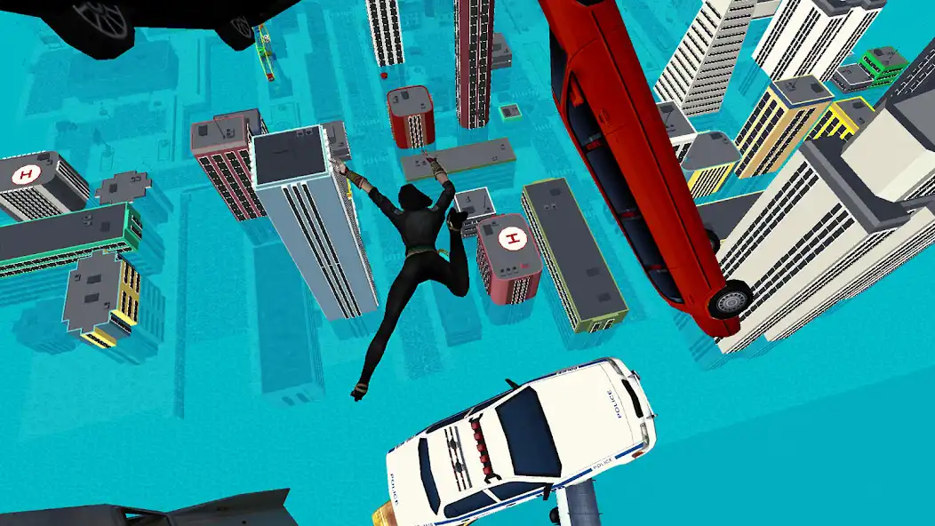 Play Mega Ramp Super Hero Crazy Ragdoll Fall as an online game Mega Ramp Super Hero Crazy Ragdoll Fall with UptoPlay