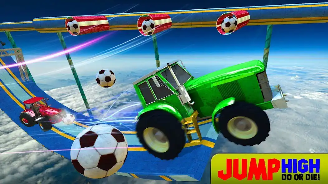Play Mega Ramp - Tractor Game  and enjoy Mega Ramp - Tractor Game with UptoPlay