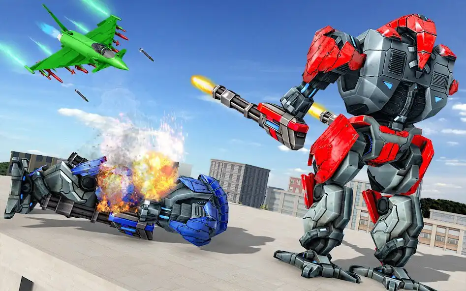 Play Mega Robot Transform Robot War as an online game Mega Robot Transform Robot War with UptoPlay