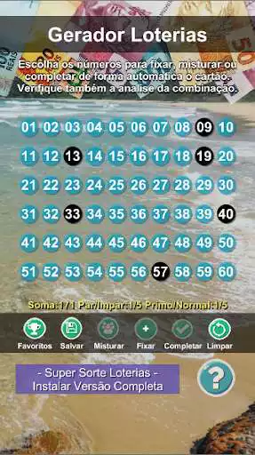 Play Mega Sena - Gerador Loterias as an online game Mega Sena - Gerador Loterias with UptoPlay