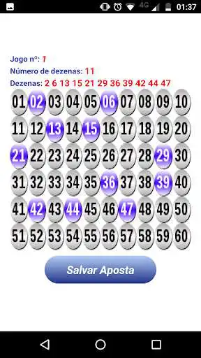 Play Mega Sorte - Controle Mega Sena