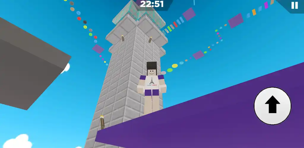 Play Mega Tower escape parkour  and enjoy Mega Tower escape parkour with UptoPlay