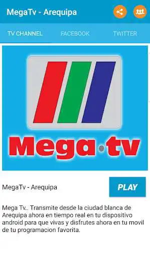 Play Mega Tv - Arequipa as an online game Mega Tv - Arequipa with UptoPlay