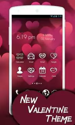 Play Mega Valentine Launcher Theme