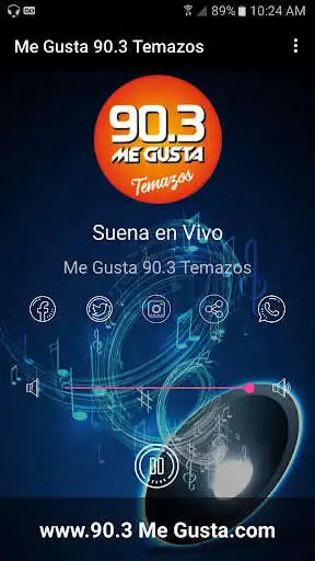 Play Me Gusta 90.3 Temazos  and enjoy Me Gusta 90.3 Temazos with UptoPlay