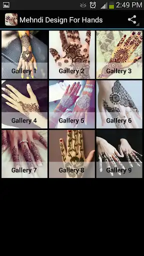 Play mehndi design for hands