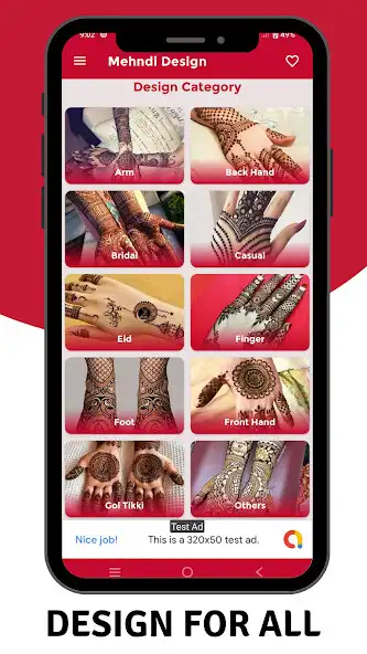 Play Mehndi Design HD 2023  and enjoy Mehndi Design HD 2023 with UptoPlay