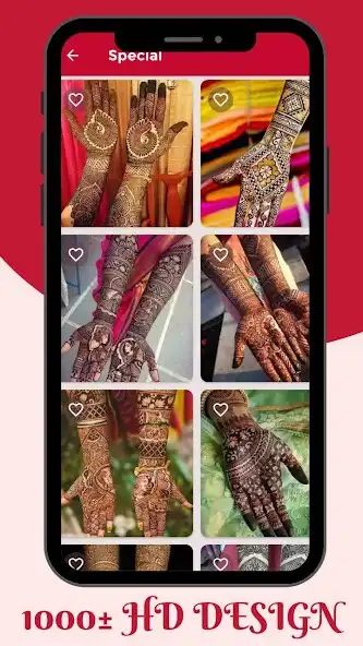 Play Mehndi Design HD 2023 as an online game Mehndi Design HD 2023 with UptoPlay
