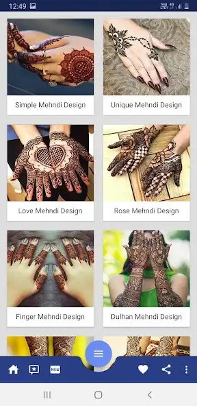 Play Mehndi Design : Mehndi Art Vid as an online game Mehndi Design : Mehndi Art Vid with UptoPlay