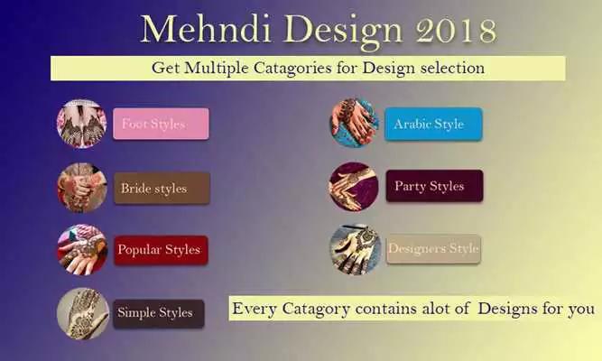 Play Mehndi Designs 2018-17 (New Collection)
