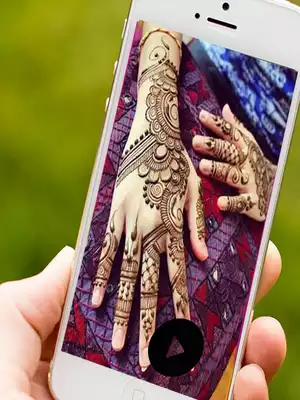 Play Mehndi Design Step Videos