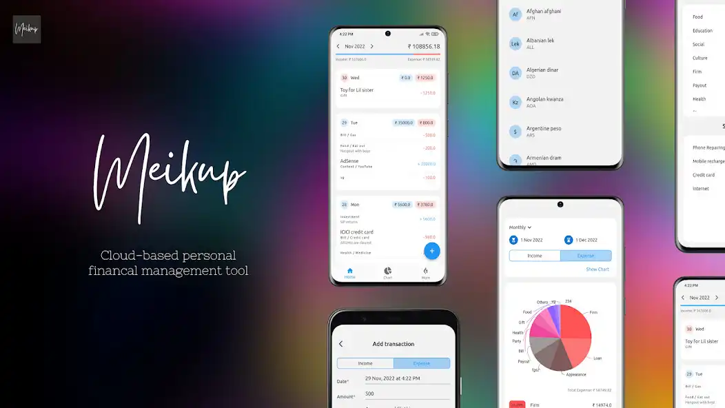 Play Meikup: Money Manager  and enjoy Meikup: Money Manager with UptoPlay