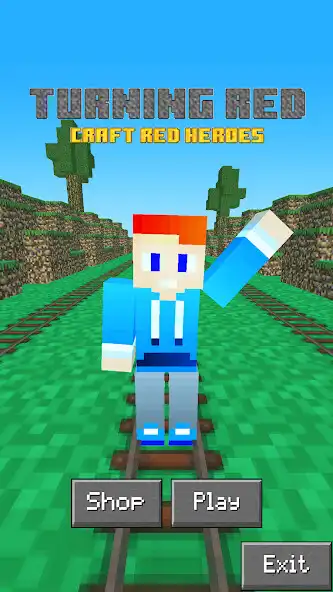 Play Mei Lee Run Turning Red Craft as an online game Mei Lee Run Turning Red Craft with UptoPlay