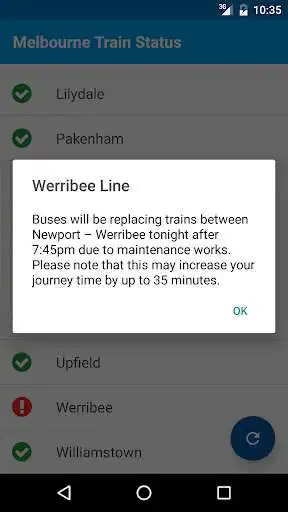 Play Melbourne Train Status