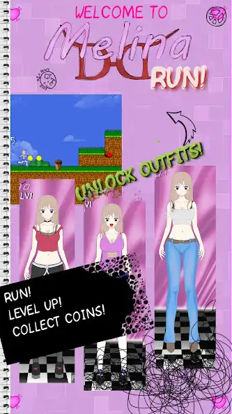 Play Melina DD RUN!  and enjoy Melina DD RUN! with UptoPlay