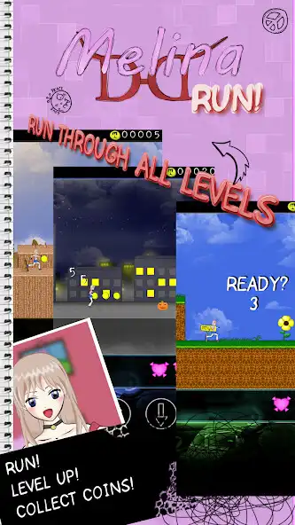 Play Melina DD RUN! as an online game Melina DD RUN! with UptoPlay