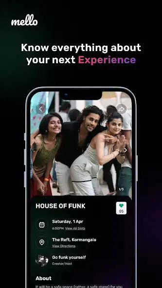 Play Mello: Weekend Event Guide as an online game Mello: Weekend Event Guide with UptoPlay