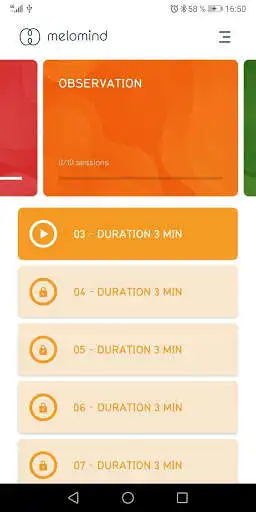 Play melomind - Brain-training solution for relaxation
