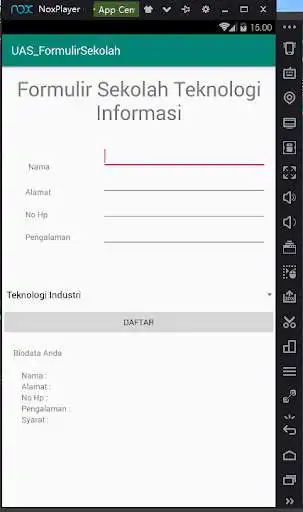 Play Membuat Formulir Aplikasi Teknologi  and enjoy Membuat Formulir Aplikasi Teknologi with UptoPlay