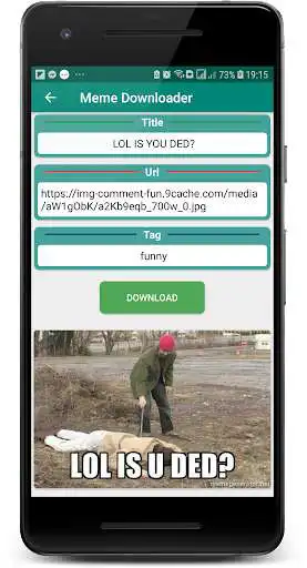 Play Meme Downloader - Funny Gifs, Photos and Videos as an online game online Meme Downloader - Funny Gifs, Photos and Videos with UptoPlay com.ninestars.memedownloader Play Meme Downloader - Funny Gifs, Photos and Videos as an online game Meme Downloader - Funny Gifs, Photos and Videos with UptoPlay