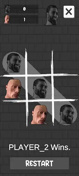 Play Meme Face Tic Tac Toe as an online game Meme Face Tic Tac Toe with UptoPlay