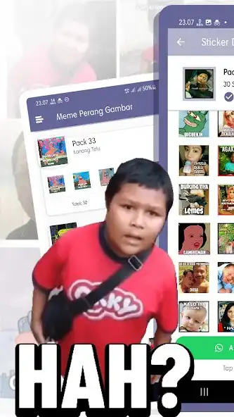 Play Meme Perang Gambar WA Stiker  and enjoy Meme Perang Gambar WA Stiker with UptoPlay
