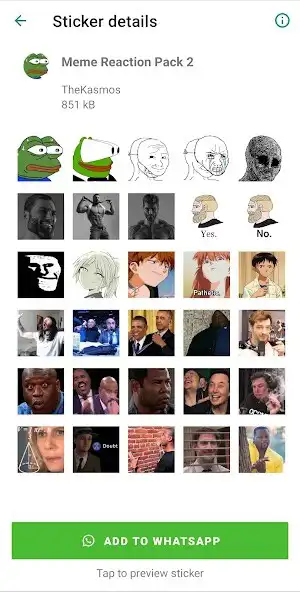 Play Meme Reaction Sticker as an online game Meme Reaction Sticker with UptoPlay