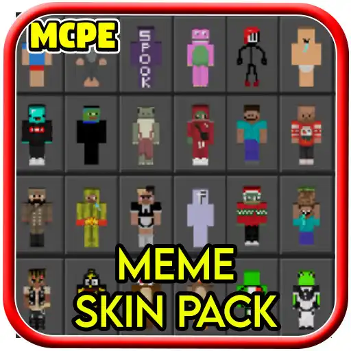 Play Meme Skins Pack Mod for Minecraft PE APK