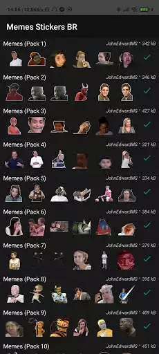 Play Memes Stickers BR - WAStickerApps  and enjoy Memes Stickers BR - WAStickerApps with UptoPlay