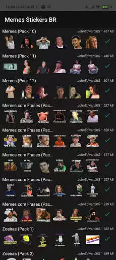 Play Memes Stickers BR - WAStickerApps as an online game Memes Stickers BR - WAStickerApps with UptoPlay