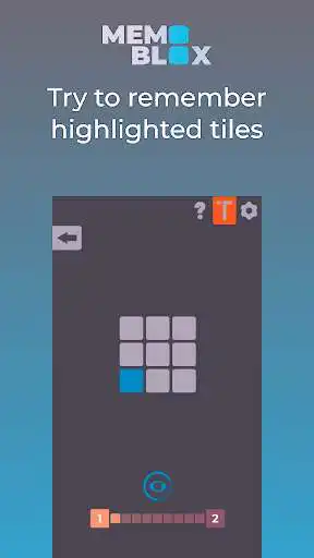 Play Memo Blox - Memory workout. as an online game Memo Blox - Memory workout. with UptoPlay