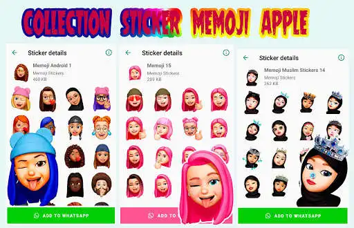 Play Memoji Apple Stickers for WhatsApp WAStickerApps  and enjoy Memoji Apple Stickers for WhatsApp WAStickerApps with UptoPlay