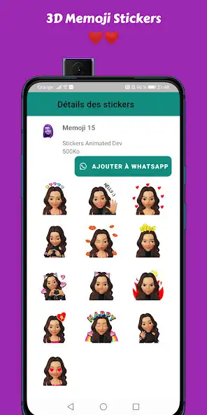 Play Memoji Girl WhaStickerApps  and enjoy Memoji Girl WhaStickerApps with UptoPlay