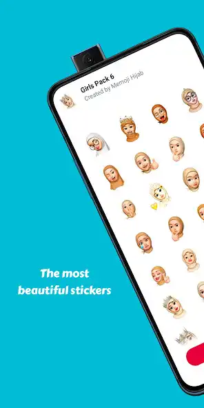 Play Memoji muslim hijab Stickers as an online game Memoji muslim hijab Stickers with UptoPlay