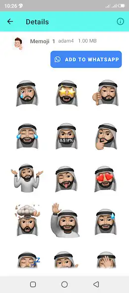 Play Memoji Stickers WhastickerApps  and enjoy Memoji Stickers WhastickerApps with UptoPlay