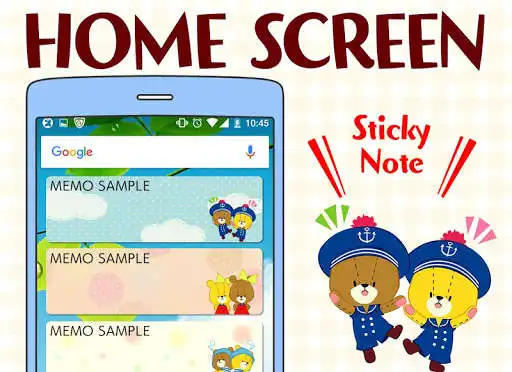 Play MEMO PAD TINY TWIN BEARS NOTE