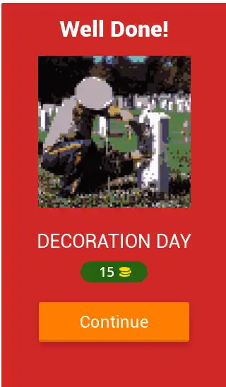 Play Memorial Day Quiz as an online game Memorial Day Quiz with UptoPlay